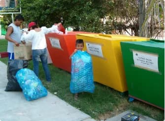 Instalación del centro de acopio para separación y transferencia de residuos